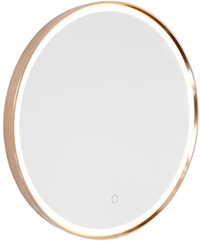 QAZQA miral - Moderne Dimbare LED Wandlamp met Dimmer voor binnen voor badkamer - 1 lichts - D 38 mm - Koper - Woonkamer | Slaapkamer