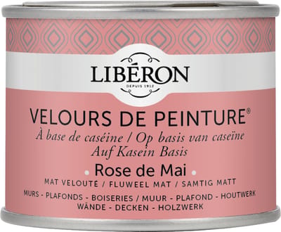 Liberon Velours De Peinture Muurverf - Mat - Rose De Mai - 0,125l