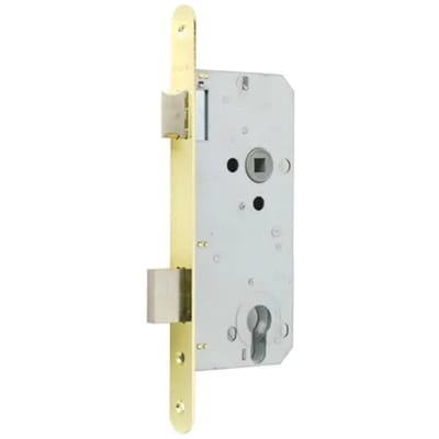 Sencys Insteekslot Cilinderslot Slot Voor Binnendeur M514 - Vermessingd Staal - 90x50mm