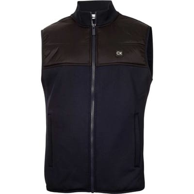 Calvin Klein Heren Performance Hybrid Golf Gilet (Marineblauw)