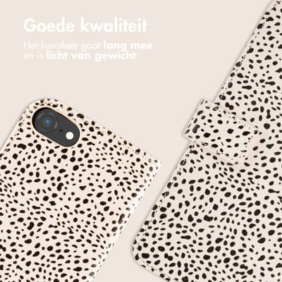 imoshion Hoesje - Geschikt voor Apple iPhone 17e / 16e - Design Bookcase smartphone - Desert Dots