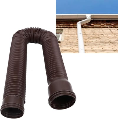 Regenpijp verlengstuk flexibel - regenpijp verlenger voor buiten - afvoer verlenger goot connector - regenwaterafvoer uitbreidbaar - regengoot accessoire - regenpijp accessoire - regenafvoer component