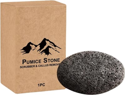 Pumice Stone - Voet Scrub - Huid Gladden - Natuurlijk Dubbelzijdig - 6.7 X 3.5 X 9.5cm