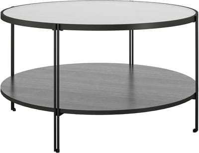 Wainwright-Salontafel Rond - Zwart Eiken