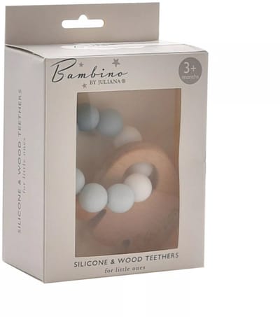 Bambino Olifanten Bijt Ring Blauw