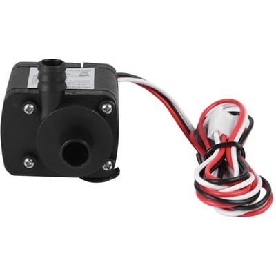 Pompe à eau CC 12V 300L H Débit 1800 Tours Minute Dissipation Rapide de la Chaleur Mini Pompe CC