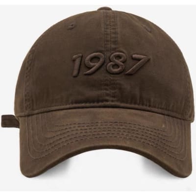 Nouvelles Casquettes de Baseball à Broderie Numérique pour Hommes et Femmes Une Casquette de Baseball Polyvalente Style Coréen pour Couple dans la Rue Adjustable