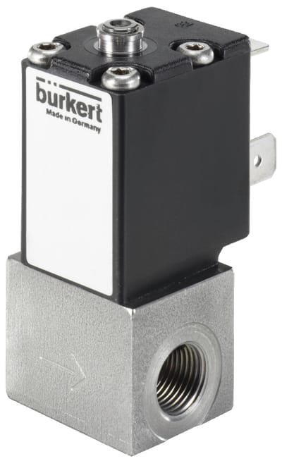 Magneetventiel G1/8'' NC RVS FKM -1-12bar/-15-174psi 24VDC 2871 238930