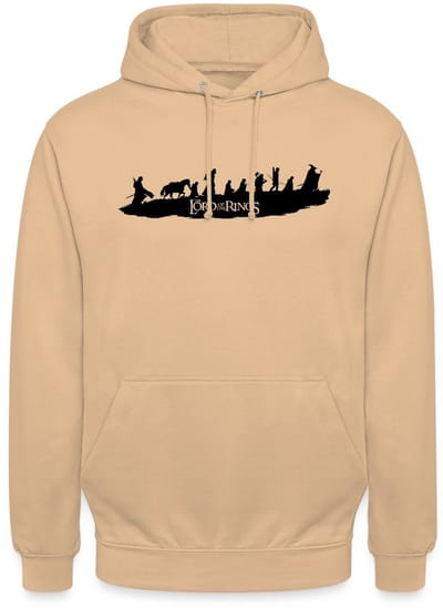 The Lord Of The Rings De Reisgenoten Van Frodo Hoodie Unisex