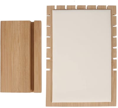 Sieraden Display Standaard, Ketting en Armband Organizer met Glad Oppervlak, Hangende Sieraden Houder, Wit