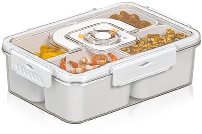 muesli, bulkdoos, vershouddozen met deksel, levensmiddelencontainer, kan worden gebruikt voor het bewaren van specerijen, noten, groenten, fruit enz. (medium)