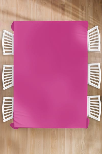 Tafelkleed - Tafellaken - 180x260 cm - Fuchsia - Neon - Kleuren - Binnen en Buiten