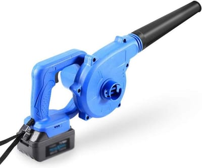 Bladzuiger met Accu - Elektrische Bladblazer - Tuin Schoonmaken - 2-in-1 Ontwerp - 2.7AH Batterij - Blauw