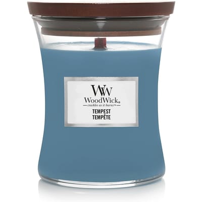 WoodWick Hourglass Medium Geurkaars - Tempest - 60 branduren