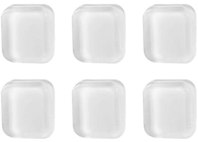 6 Stuks Anti-Botsing Stoppers voor Deuren en Muren - Zelfklevende Siliconen Beschermers