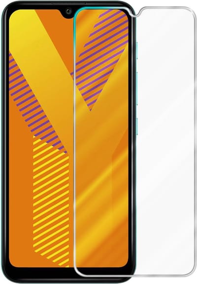 Cadorabo Screenprotector geschikt voor Wiko Y62 - Pantser film Beschermende film in KRISTALHELDER Geharde (Tempered) display beschermglas in 9H hardheid met 3D Touch