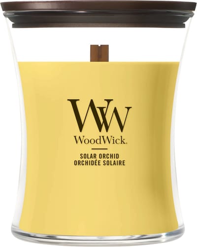 WoodWick Hourglass - Solar Orchid - Medium Geurkaars - 60 branduren