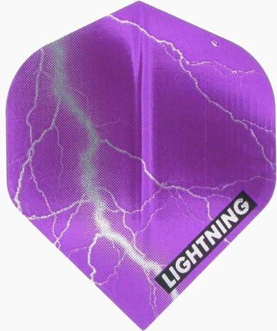 McKicks Metallic Lightning Flight Paars - Dart Flights