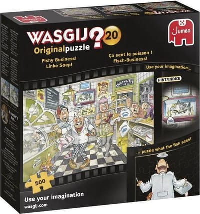 Wasgij Original 20 - Linke Soep! Fishy Business! Legpuzzel - 500 stukjes