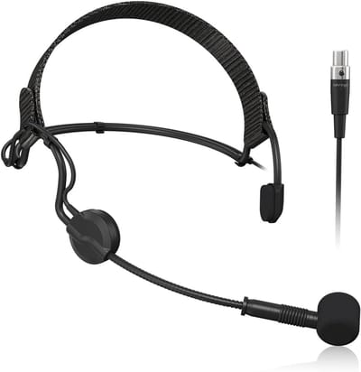 Nekband Microfoon - Lavalier Microfoon - Handsfree Zang - Cardioïde Patron - 1.2m Kabel - Transparant