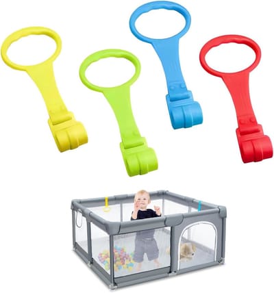 Verstelbare Handringen voor Kinderen - 4 Stuks - Loopondersteuning en Oefening voor Baby's en Peuters in Bed en Reisbedden