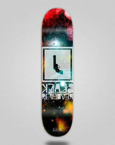 Skateboard Deck - Plank - Street Tricks - Vierkant Ontwerp - 8.5 Inch - Zwart