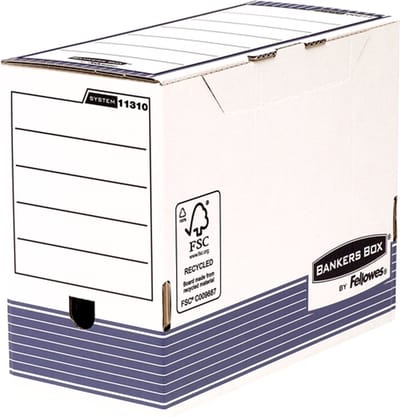 Fellowes 1131002 tijdschriftenhouder Papier Blauw, Wit