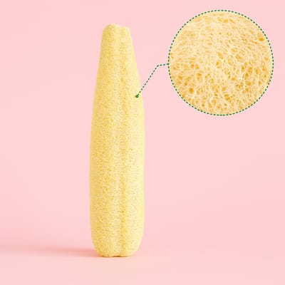XXL Loofah Spons – 100% Natuurlijk & Biologisch Afbreekbaar (ca. 33 cm) - Bad Spons - Scrub Spons - Scrubben - Douche Spons - Afwas Spons - Duurzaam - Plantaardig - Vegan - Bio -