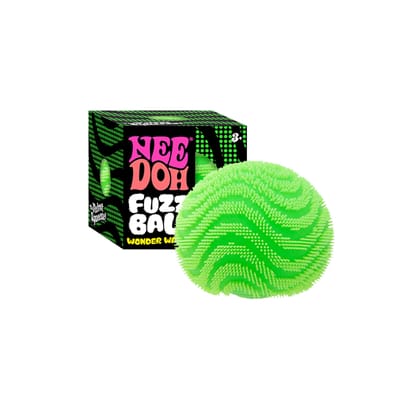 NeeDoh Fuzz Ball Wonder Waves Sensorische Stressverlichter Fidget Speelgoed, Bureau Sensorische Kubus, Anti-Angst Focus Knijpspeeltjes