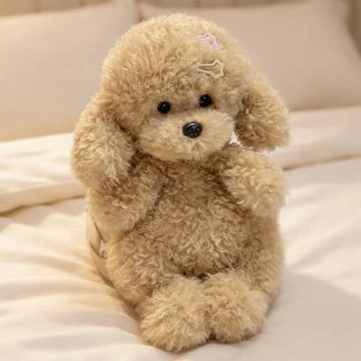 45cm Creatieve Leuke Witte Bruine Teddy Hond Zacht Pluche Rugzak Schooltas Bank Meisjes Kinderen Verjaardag Kerstcadeaus Woondecoratie about 45cm