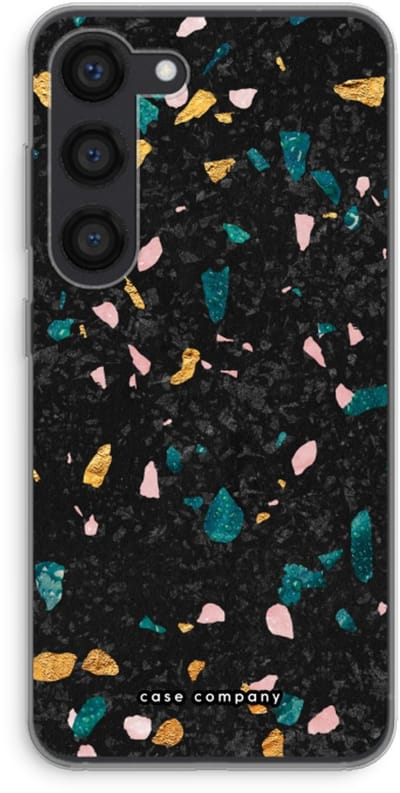 Case Company® - Hoesje geschikt voor Samsung Galaxy S23 hoesje - Terrazzo N°10 - Soft Cover Telefoonhoesje - Bescherming aan alle Kanten en Schermrand