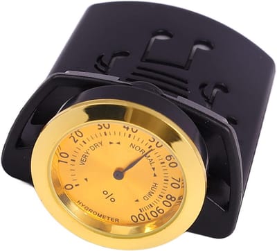 Gitaar Luchtbevochtiger Hygrometer - Gitaar Conditie Monitor - Gitaar Onderhoud - 2-in-1 Ontwerp - 13 x 10 x 4 cm