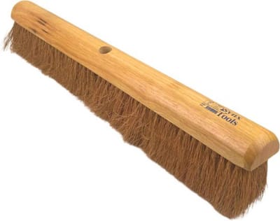 Kokosbroom los 60 cm binnenveger - zachte borstel - zonder steel - binnenbroom 30 cm - professionele kokosbroom voor gladde vloeren