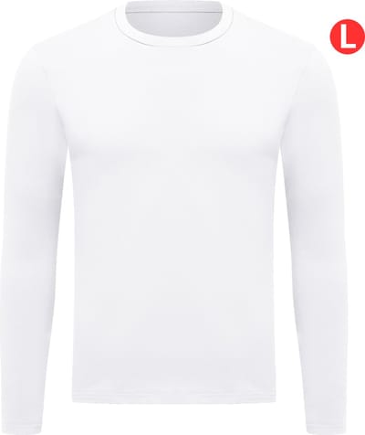 Bovista Thermokleding - Thermoshirt - Thermo - Voor Heren - Shirt - Wit - Maat L