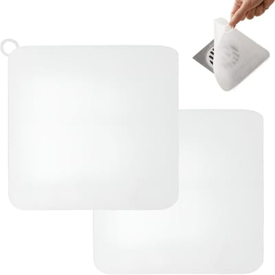 Set van 2 Antigeur Doucheafvoerstoppers - Herbruikbare Siliconen Afvoerplug voor Badkamer, Keuken en Wasruimte - Effectieve Geurcontrole en Afvoerbescherming