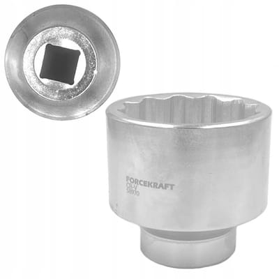 FORCEKRAFT - Dopsleuteldop - 50mm - 12-kant - CrV Staal