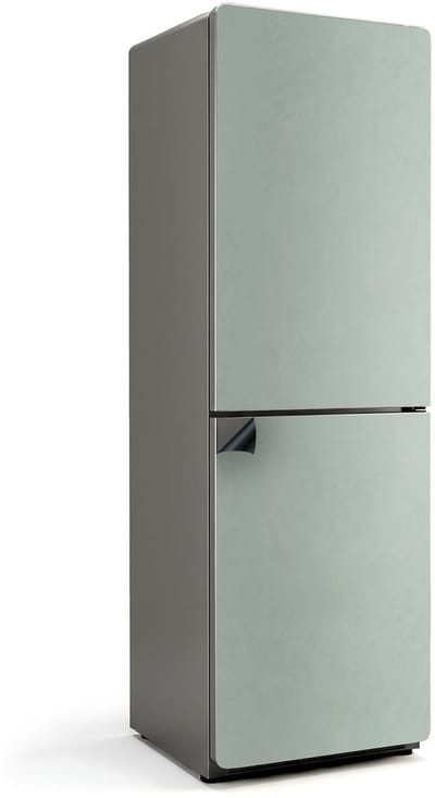 Wallfluent Magnetische Koelkastmat - Lichtgroen Koelkast Magneet Sticker - 60 cm x 190 cm - Lichtgroen Magnetische Koelkastmat - Koelkast Magneet Decoratie - Koelkastfront Decoratie Magneet - Stijlvolle Koelkastfolie