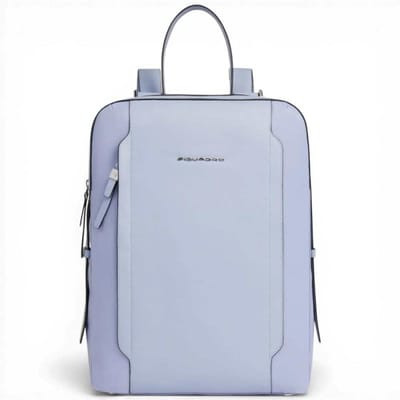 Piquadro Rugzak W92T Vrouwenleer paars met laptop 14' en iPad