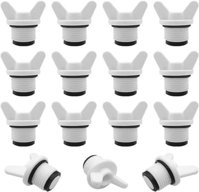 Blindstoppen 1/2 inch met afdichting voor waterleidingen (15 stukken)