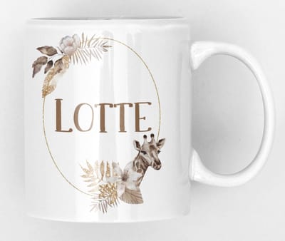 Mok met giraf Lotte