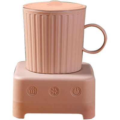 Tasse Refroidisseur Rapide Boisson Bière Mug Refroidissement Rapide Dortoir Conservation de la Chaleur Réfrigérateur de Bureau rose cerise