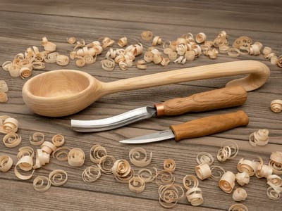 Beavercraft Sauna Lepel Houtsnijwerk Hobby-Kit