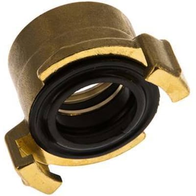 1'' Binnendraad Messing GEKA Tuinslangkoppeling [2 Stuks]