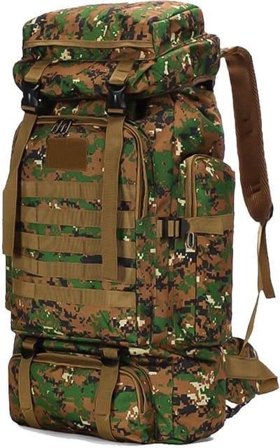 Tactische Rugzak 80L Militaire Oxford 600D Hoge Kwaliteit Camouflage