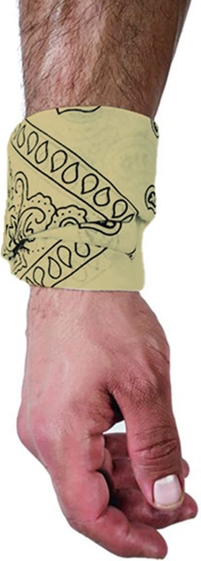 Zakdoek - beige - rimmer