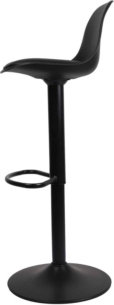 SET VAN 2 "UGO" – ARKRUKKEN MET KUSSEN, MAT ZWART LEERLOOK 42X38XH81/102CM