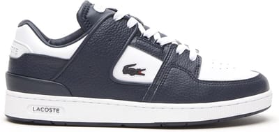 Lacoste Court Cage Heren Sneakers - Wit/Donkerblauw - Maat 41