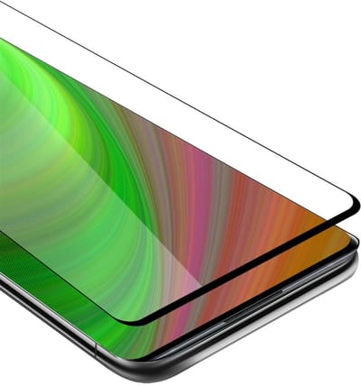 Cadorabo Screenprotector geschikt voor Vivo NEX 3 Volledig scherm pantserfolie Beschermfolie in TRANSPARANT met ZWART - Gehard (Tempered) display beschermglas in 9H hardheid met 3D Touch