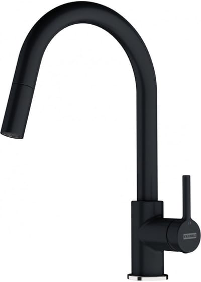 Franke Lina - Keukenkraan FC 6051.071 met uittrekbare sproeikop, onyx 115.0626.055