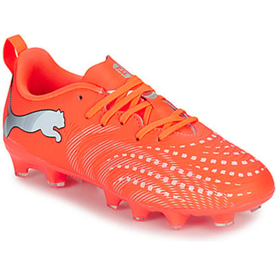 PUMA Teen FUTURE 9 PLAY IT JR Zaalvoetbalschoenen 108723 01 Red-White-Black-Silver